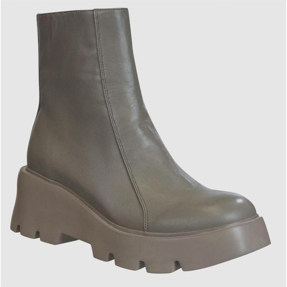 NEW NAKED FEET women's xenus platform ankle boots in greige